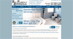 Desktop Screenshot of bestplumbingorlando.com